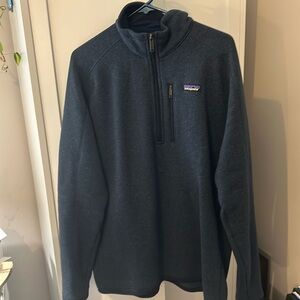Patagonia Better Sweater size large navy blue
